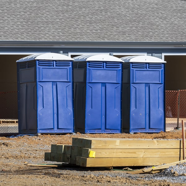 are there any restrictions on where i can place the portable restrooms during my rental period in Fort Kent ME